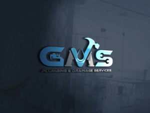 GMS Plumbing & Drainage Services | Logo Design by b4udz!n