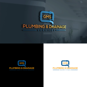 GMS Plumbing & Drainage Services | Logo Design by ZiangArt_Studio