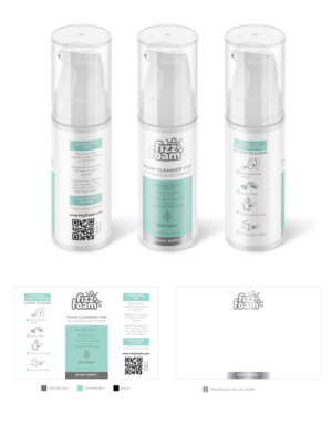exquisite label design for foam cleanser | Etikett-Design von SofiaDesignStudio