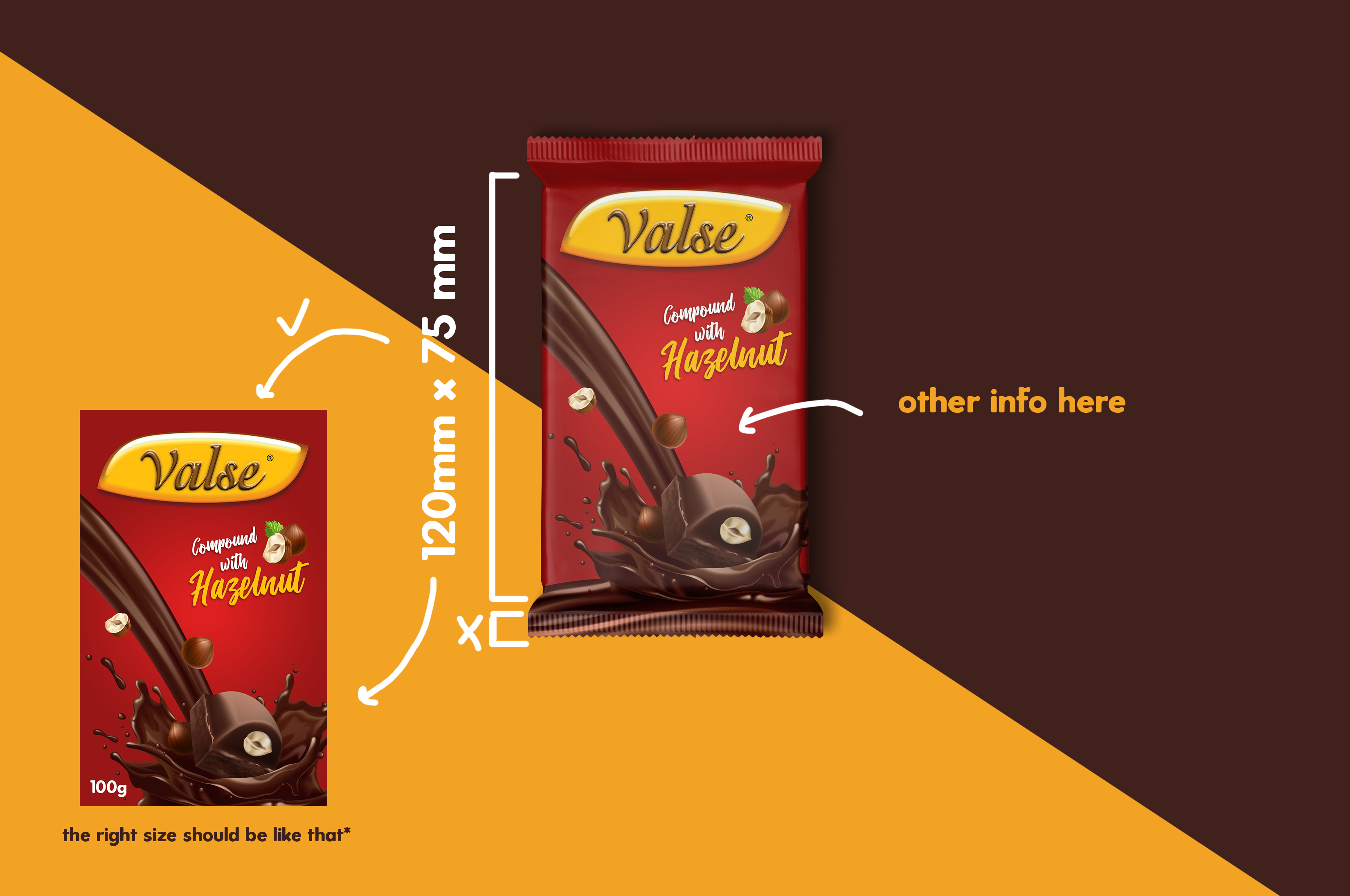 Packaging Design by el_shekoo7 for AKANLAR CHOCOLATE CO.LTD.STI | Design #24939472