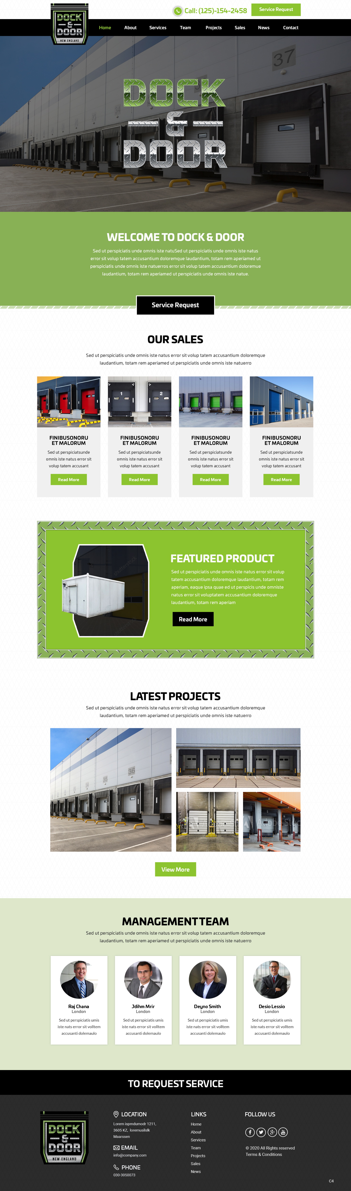 Diseño Web por pb para Dock & Door | Diseño #24848517