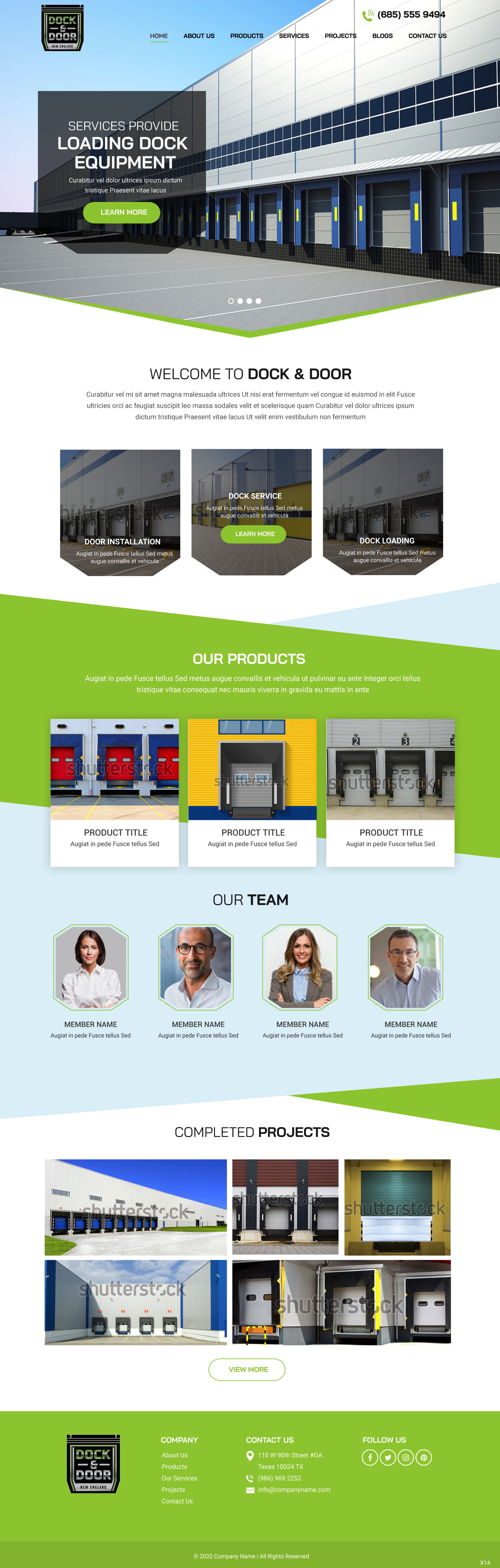 Diseño Web por pb para Dock & Door | Diseño #24848570