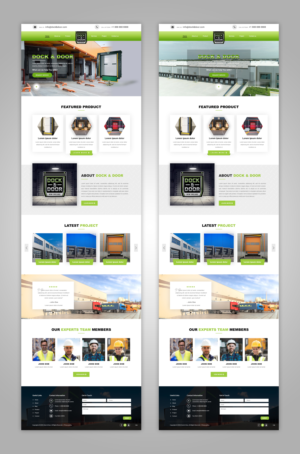 Web Design par pb pour Dock & Door | Design : #24915903