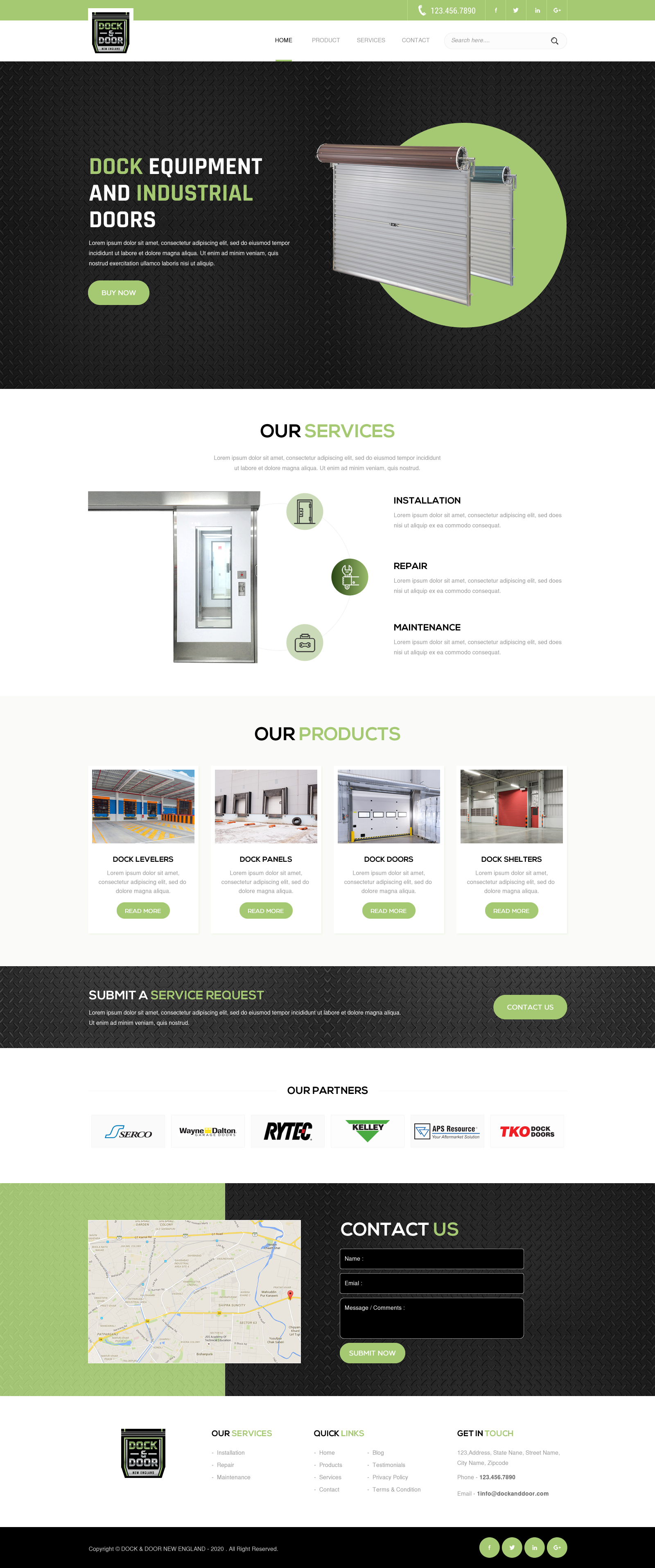 Diseño Web por rightway para Dock & Door | Diseño #24858228