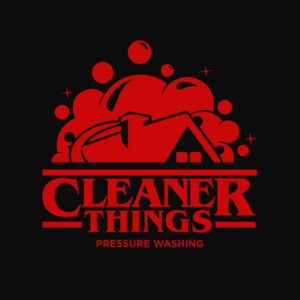 Cleaner Things for the main font with "pressure washing" somewhere small underneath | Logo Design by josedomingo