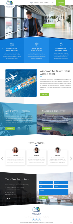 Web Design by pb for this project | Design: #24857721