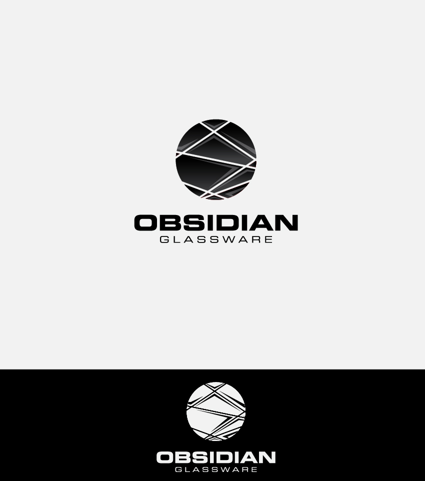 Logo-Design von Shahzad.Designs für Obsidian Glassware | Design #24847774