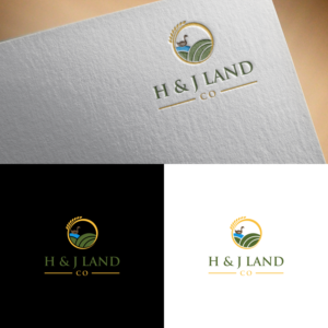 H & J LAND CO | Logo Design by ZiangArt_Studio
