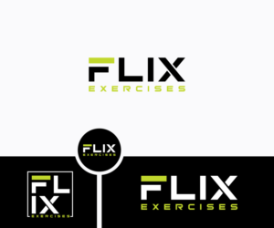 Flix Exercises | Logo Design by step forward 2