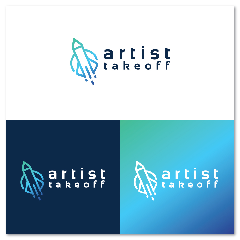 Logo Design by Sujit Banerjee for Artist Takeoff | Design #24864400