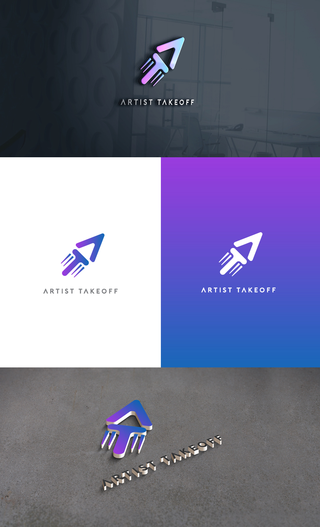 Logo Design by GLDesigns for Artist Takeoff | Design #24849499