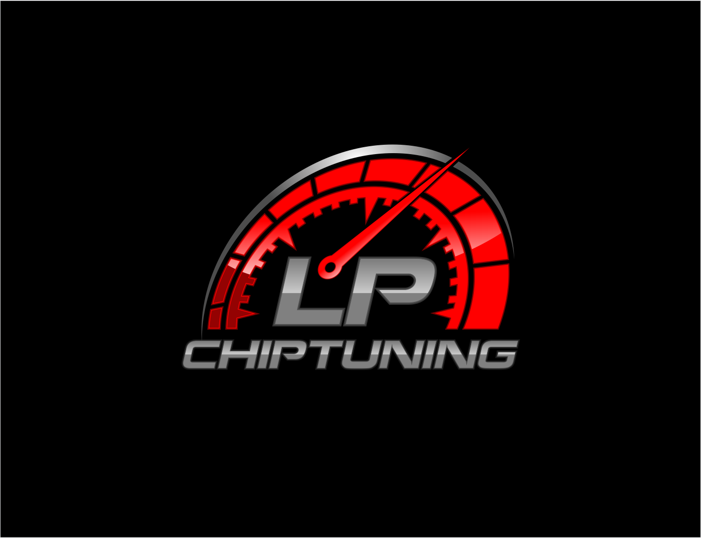 LP Chiptuning is the main company name 5 Logo Designs for LP Chiptuning