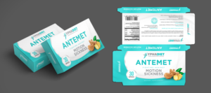 Packaging Design job - Product : Supplement for Travel Sickness | Grafik-Design von SAI DESIGNS