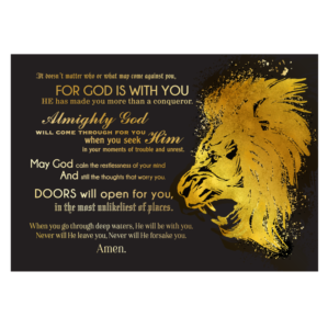 Graphic lion print design with text | Grafik-Design von Samantha Ward Design