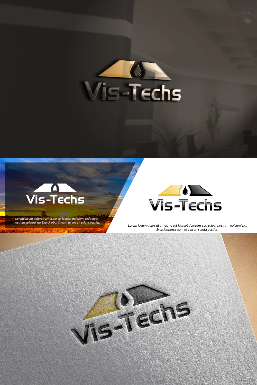 Logo Design by damian for vis-techs | Design #24852130