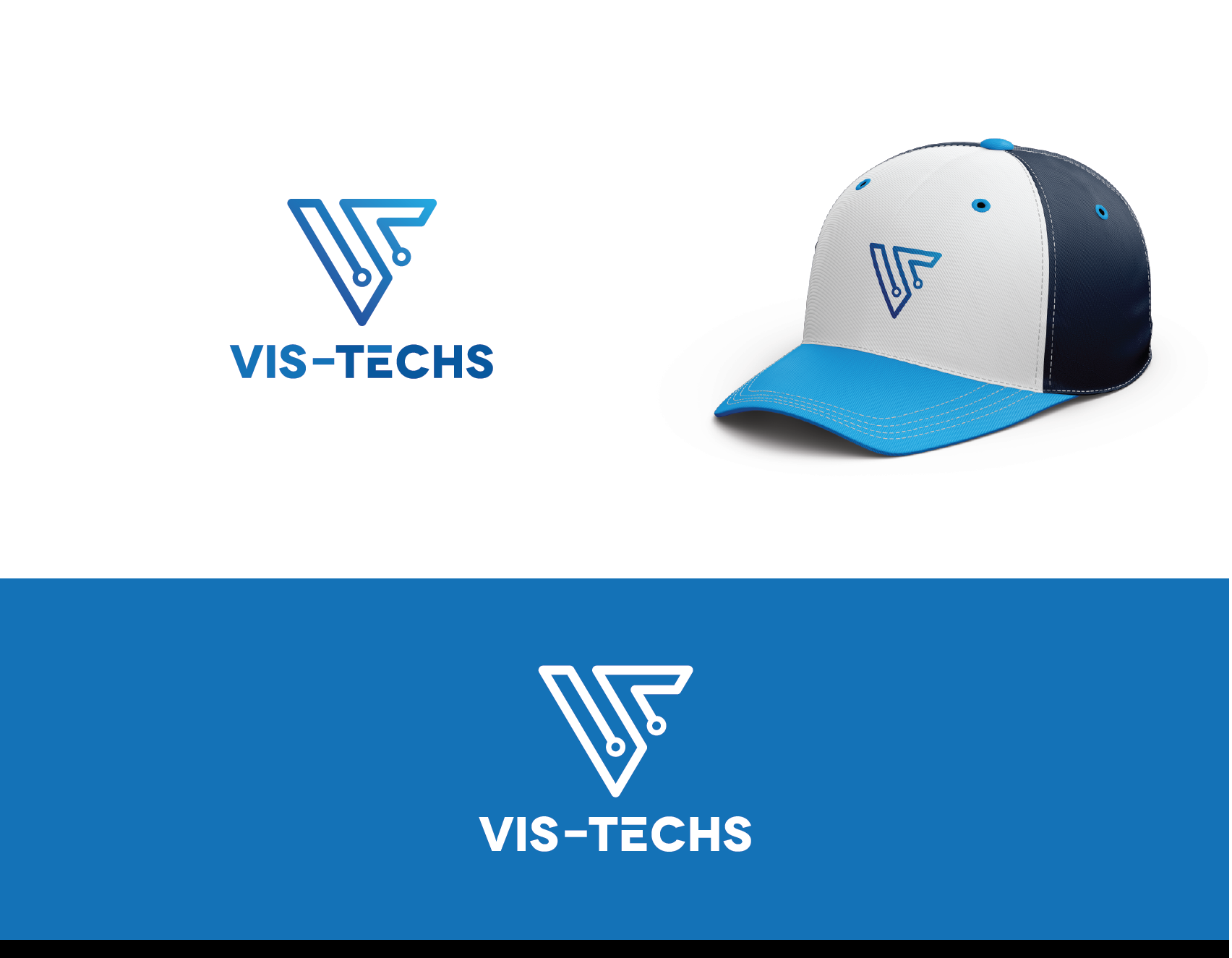 Logo Design by Knockout for vis-techs | Design #24852060