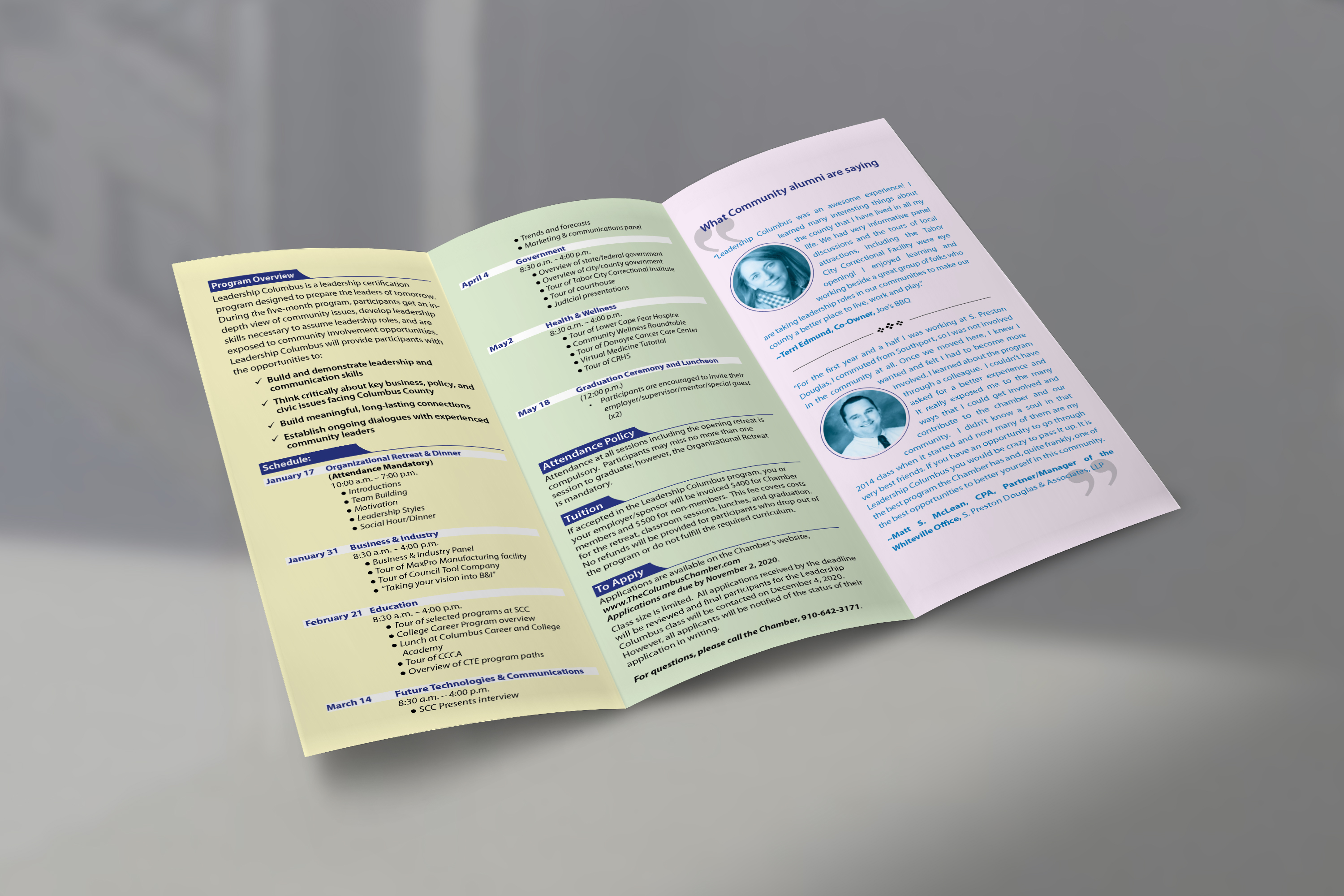 Brochure Design by Chandra for Columbus Chamber of Commerce and Tourism | Design #24884558