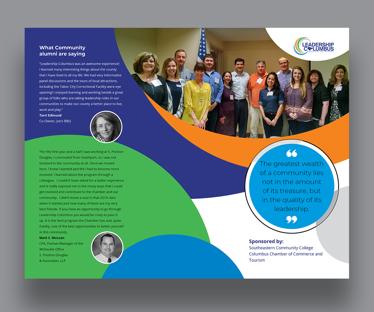 Brochure Design by alimasha Design for Columbus Chamber of Commerce and Tourism | Design #24910232