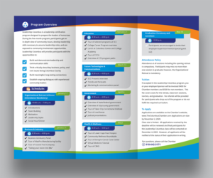 Brochure Design by alimasha Design for Columbus Chamber of Commerce and Tourism | Design: #24910233