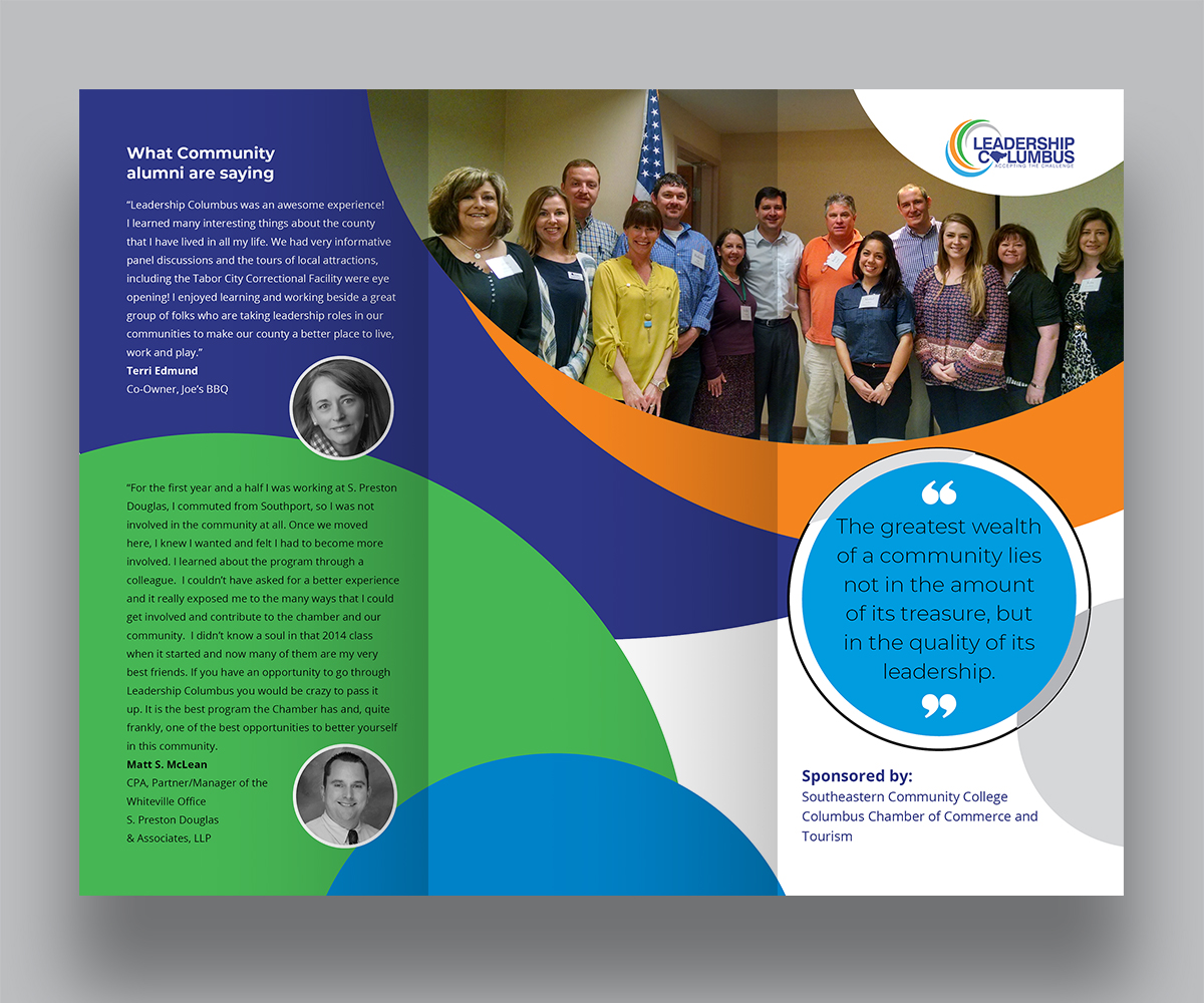 Brochure Design by alimasha Design for Columbus Chamber of Commerce and Tourism | Design #24910235