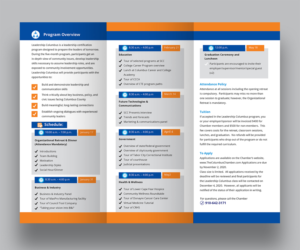 Brochure Design by alimasha Design for Columbus Chamber of Commerce and Tourism | Design: #24910841