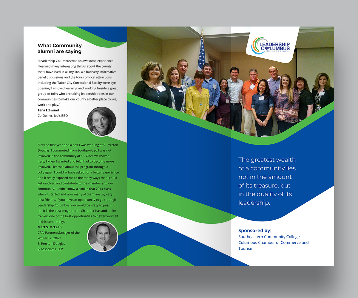 Brochure Design by alimasha Design for Columbus Chamber of Commerce and Tourism | Design #24911473