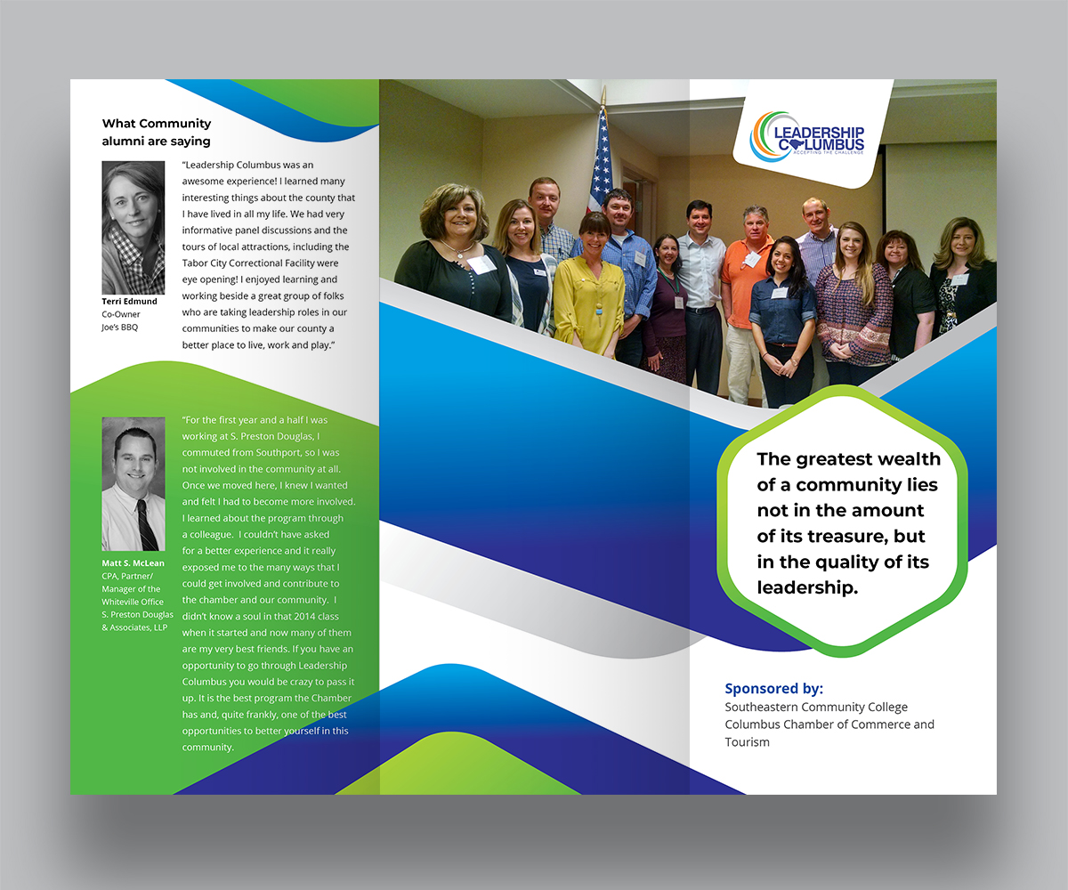 Brochure Design by alimasha Design for Columbus Chamber of Commerce and Tourism | Design #24914720