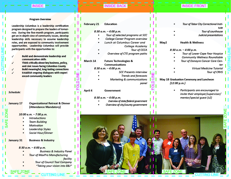 Brochure Design by AriesAves for Columbus Chamber of Commerce and Tourism | Design #24864361