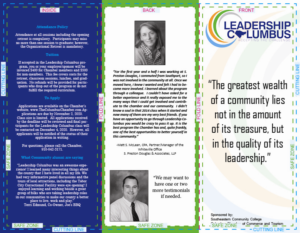 Brochure Design by AriesAves for Columbus Chamber of Commerce and Tourism | Design: #24869120