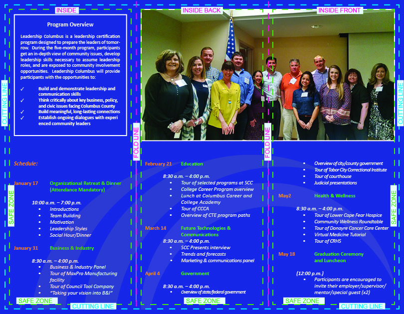 Brochure Design by AriesAves for Columbus Chamber of Commerce and Tourism | Design #24869245
