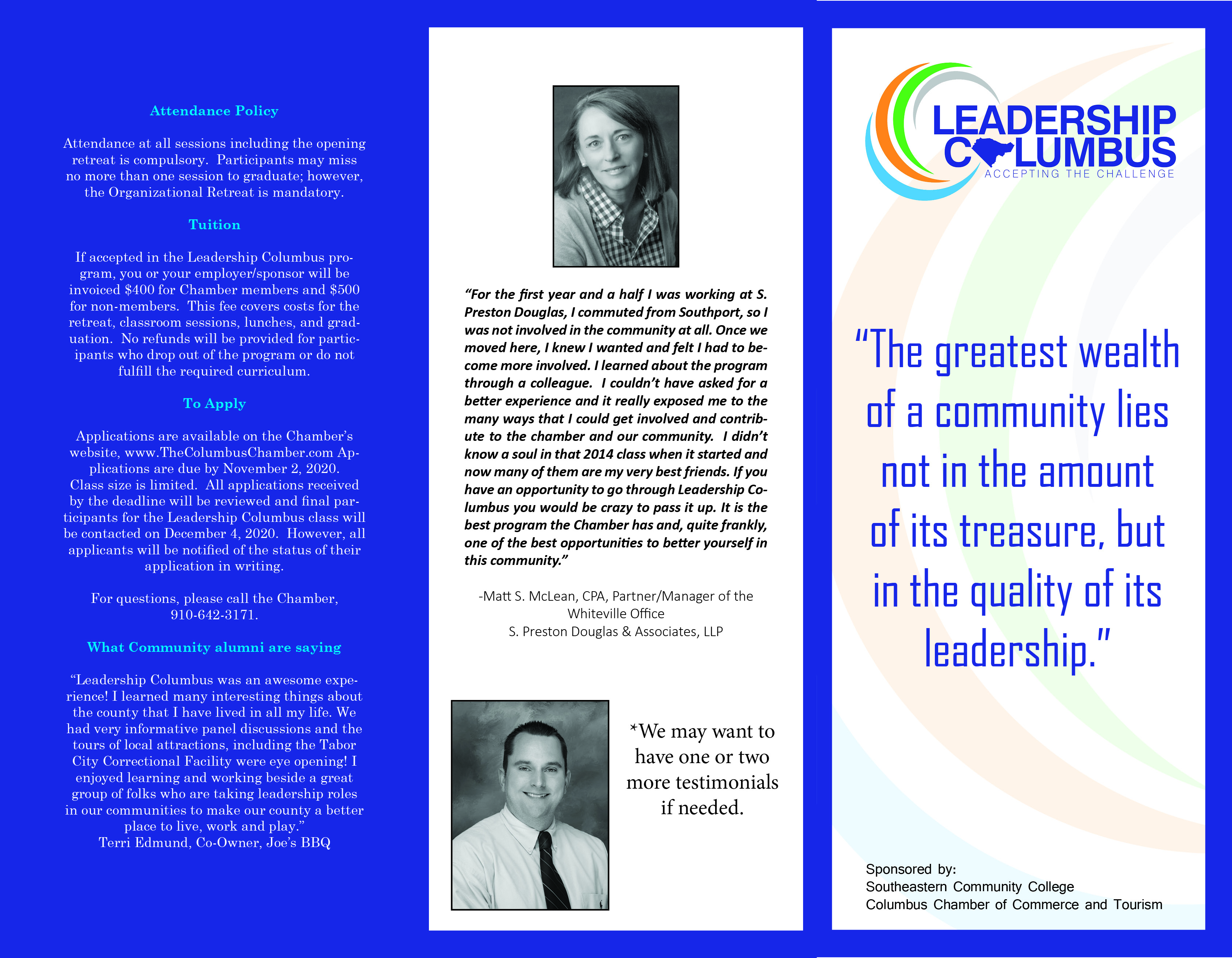 Brochure Design by AriesAves for Columbus Chamber of Commerce and Tourism | Design #24869478