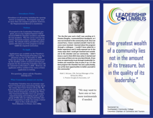 Brochure Design by AriesAves for Columbus Chamber of Commerce and Tourism | Design: #24869478