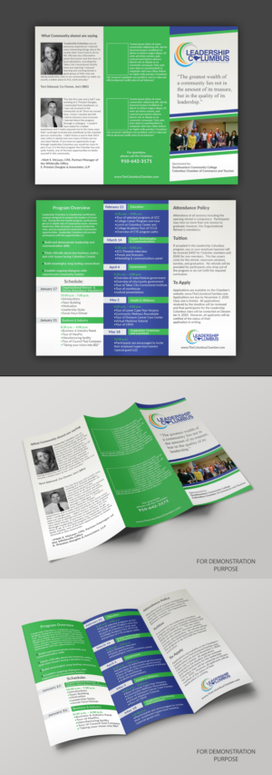 Design de Brochure par saurov pour Columbus Chamber of Commerce and Tourism | Design #24869390