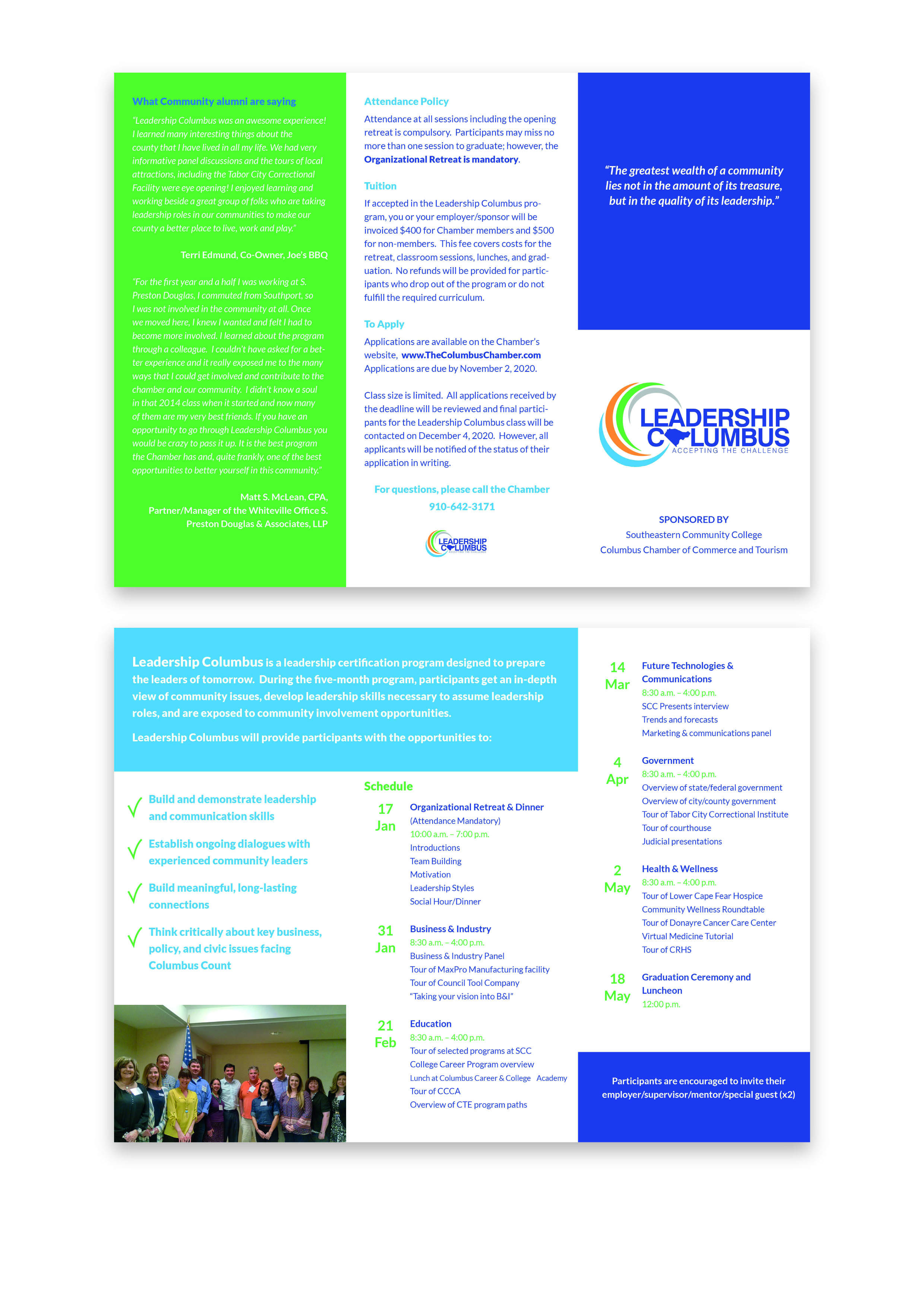 Brochure Design by yunta for Columbus Chamber of Commerce and Tourism | Design #24893946