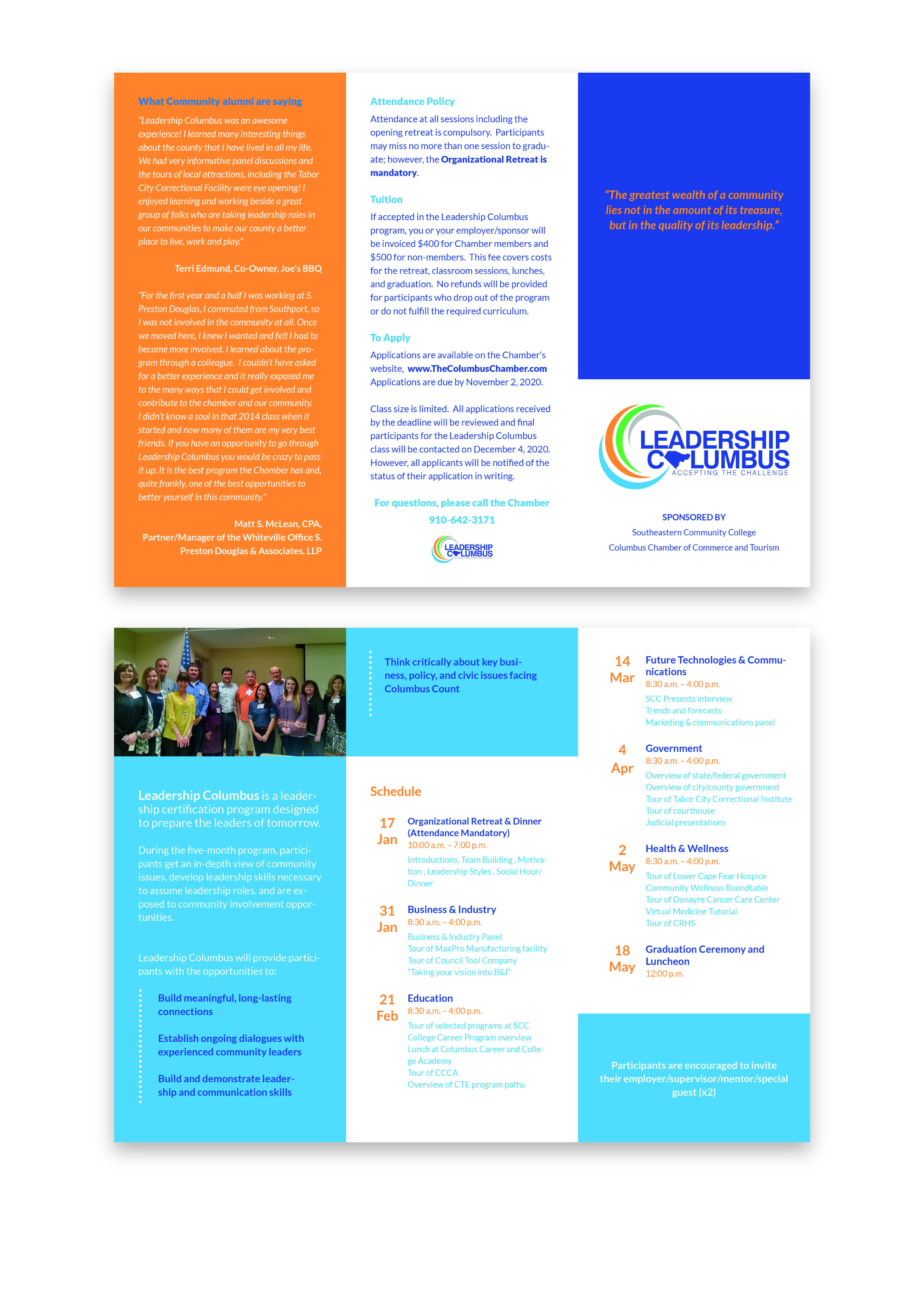 Broschüren-Design von yunta für Columbus Chamber of Commerce and Tourism | Design #24893983