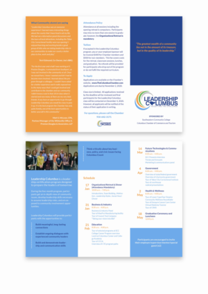 Brochure Design by yunta for Columbus Chamber of Commerce and Tourism | Design: #24893983
