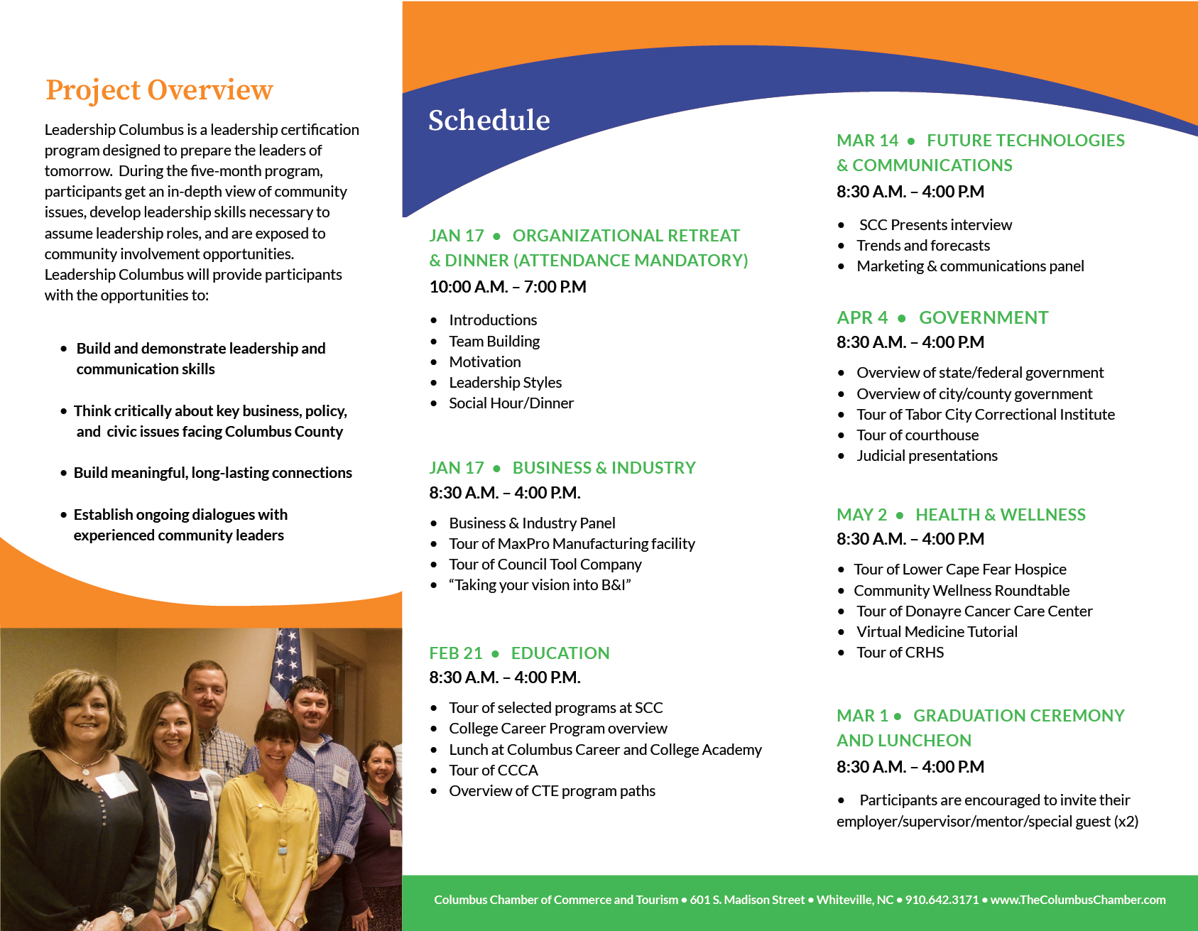 Brochure Design by Andy Pham for Columbus Chamber of Commerce and Tourism | Design #24885966