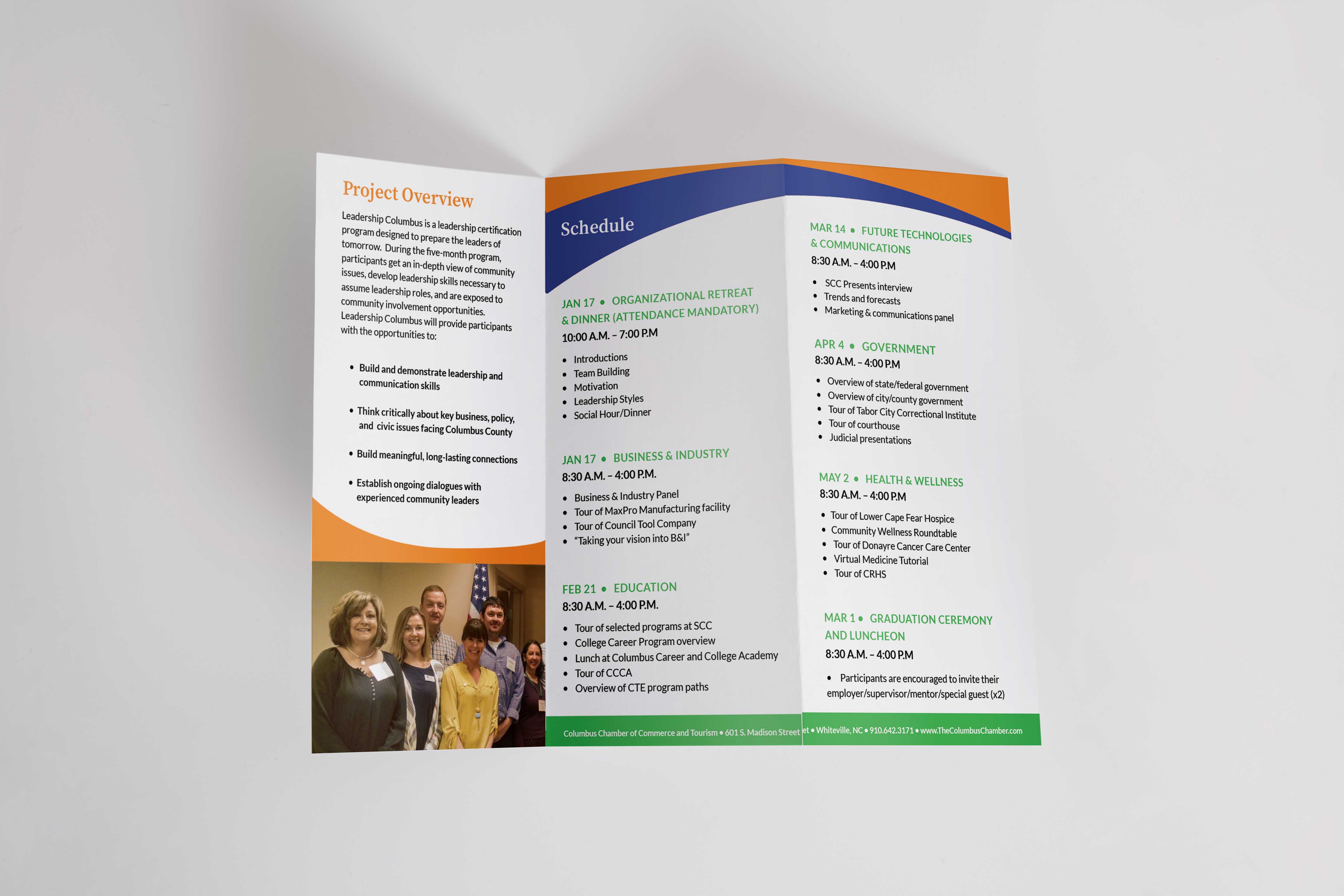 Brochure Design by Andy Pham for Columbus Chamber of Commerce and Tourism | Design #24885967