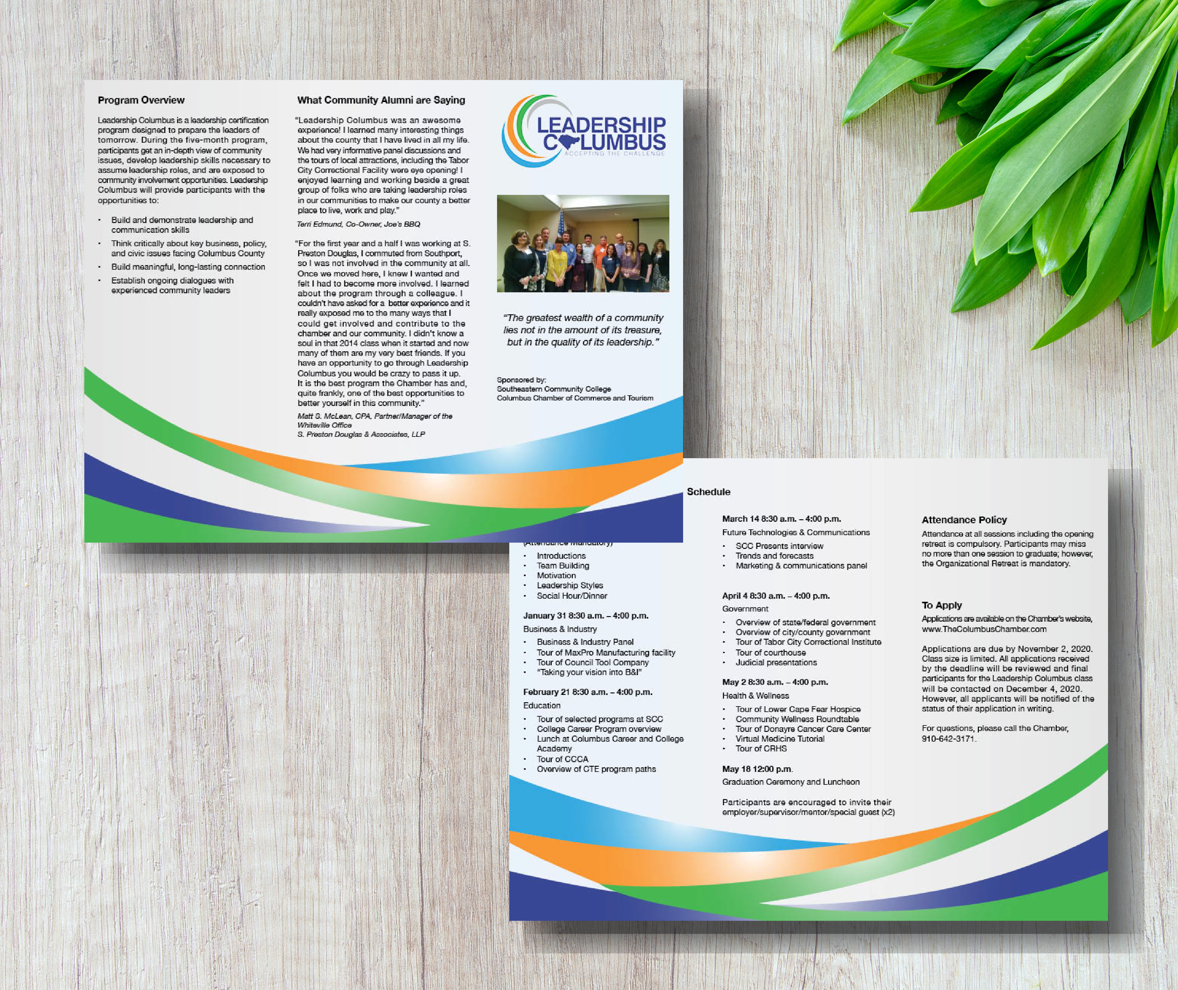 Brochure Design by dlvosholdesins for Columbus Chamber of Commerce and Tourism | Design #24899794