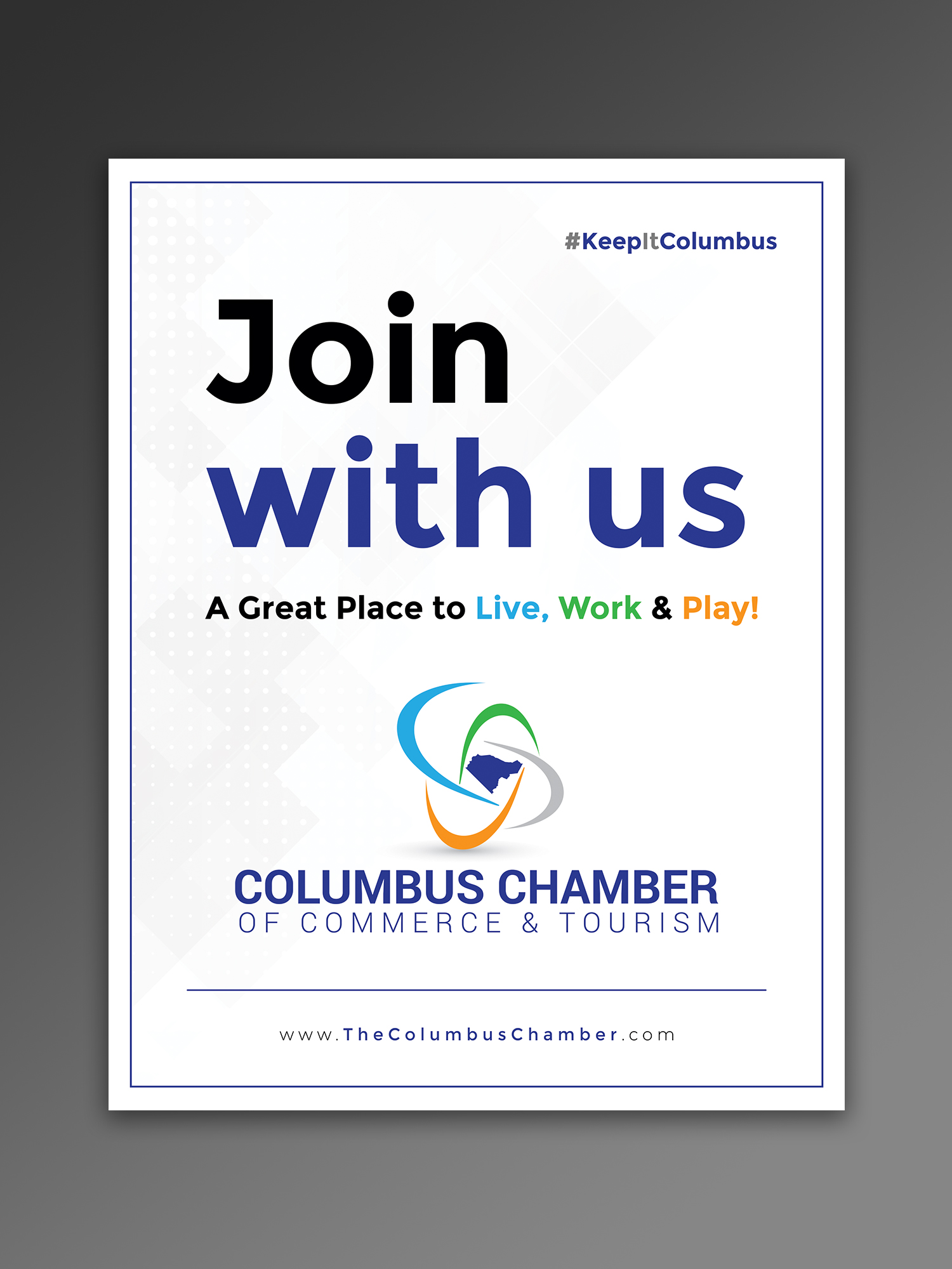 Print Design by ecorokerz for Columbus Chamber of Commerce and Tourism | Design #24864101