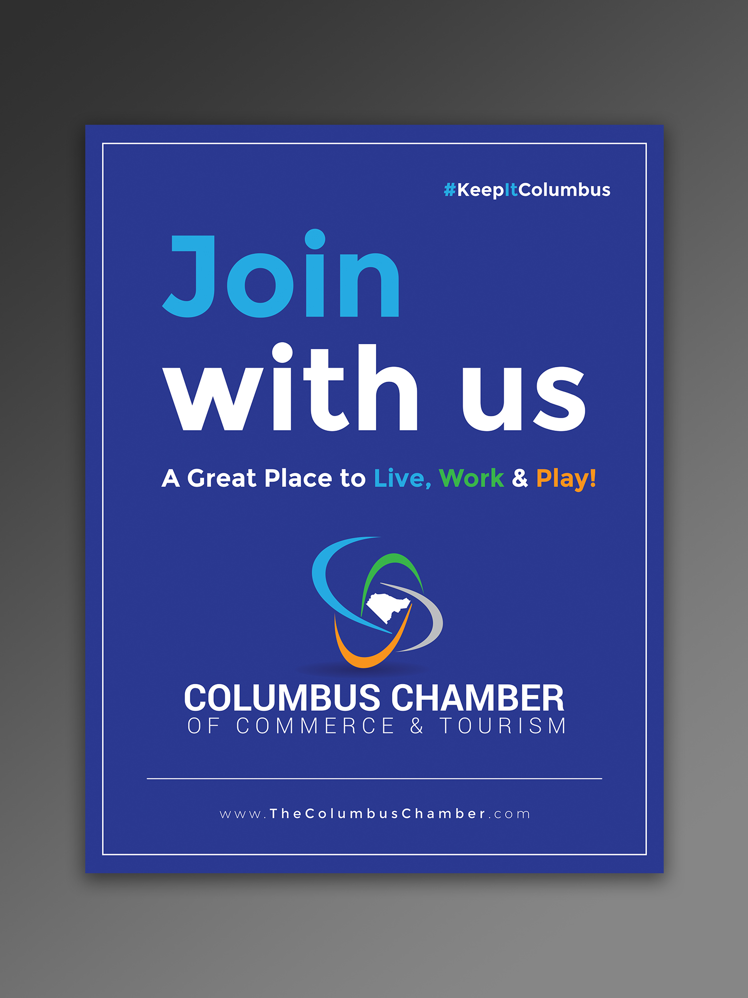 Print Design by ecorokerz for Columbus Chamber of Commerce and Tourism | Design #24864102