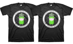Stay Positive Test Negative T Shirt | Design de T-shirt par badpixelarts