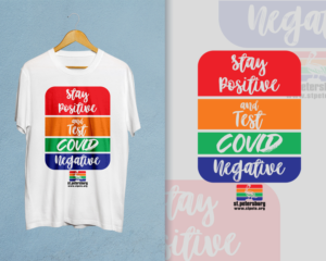 Stay Positive Test Negative T Shirt | Design de T-shirt par aditya msf54