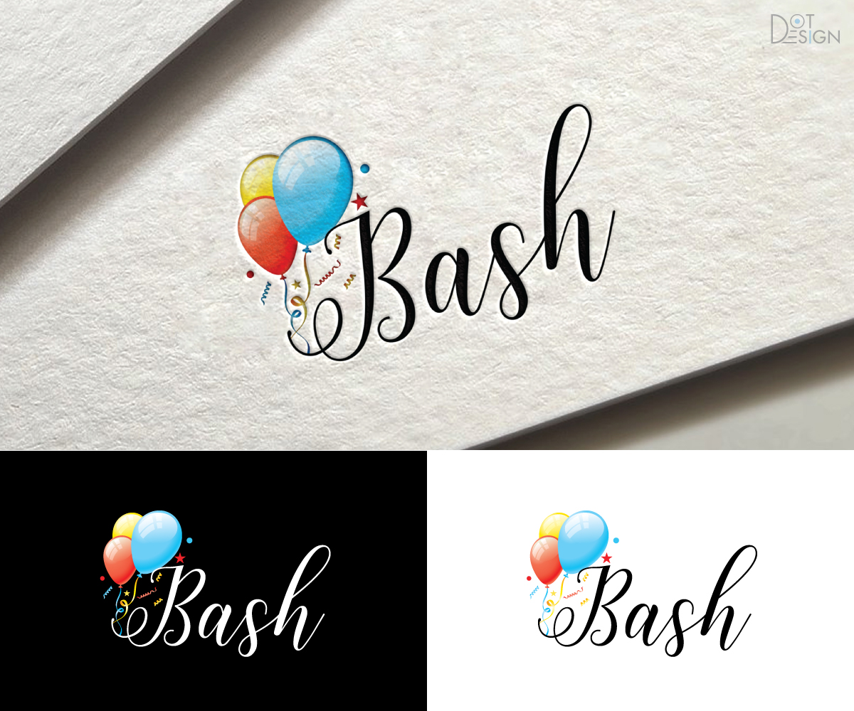 Logo Design by Dot Design 3 for Bash Parte, Inc. | Design #24862327