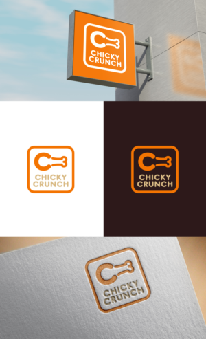 CHICKY CRUNCH | Logo Design by GLDesigns