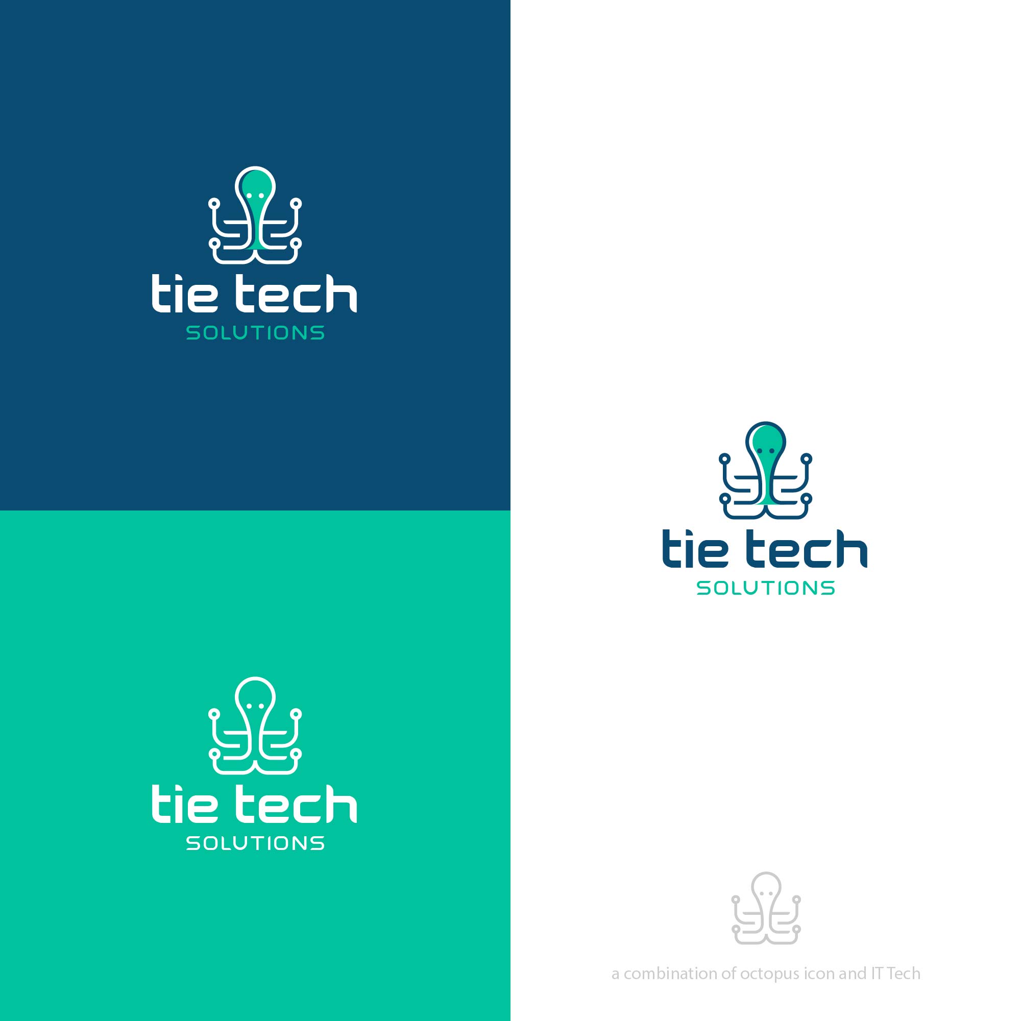 Logo Design by RiinaTiya for Tie Tech Solutions | Design #24863957