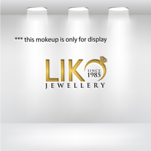 {LK logo (left)}      {LIKO , JEWELLERY (small font), SINCE 1985 (smaller font) (right)} | Logo Design by Ochieng