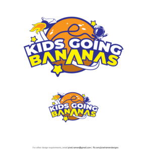 Kids Going Bananas | Logo Design by Noche designs