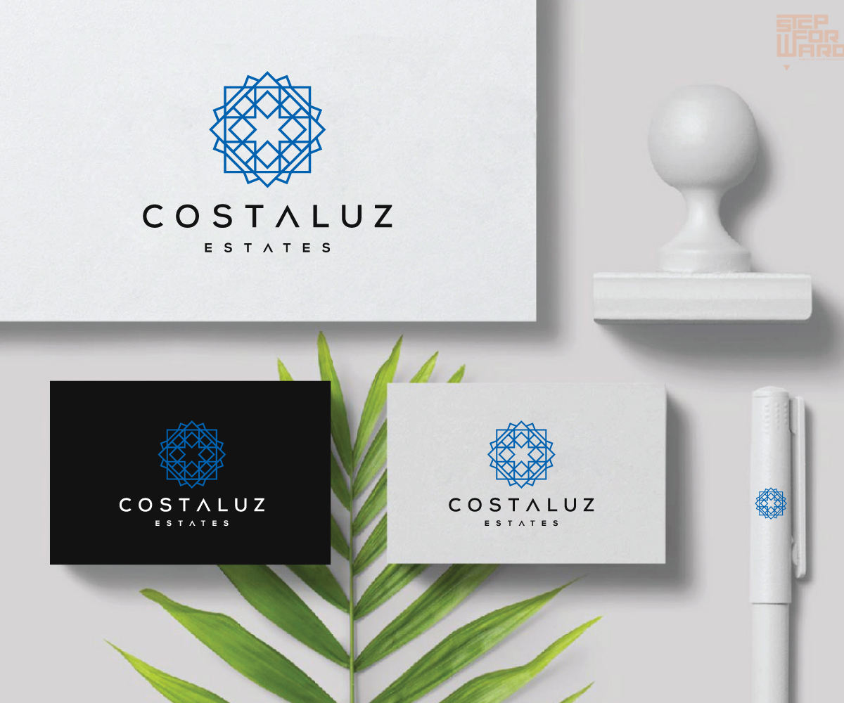 Logo Design by step forward 2 for Costaluz Estates | Design #24864661