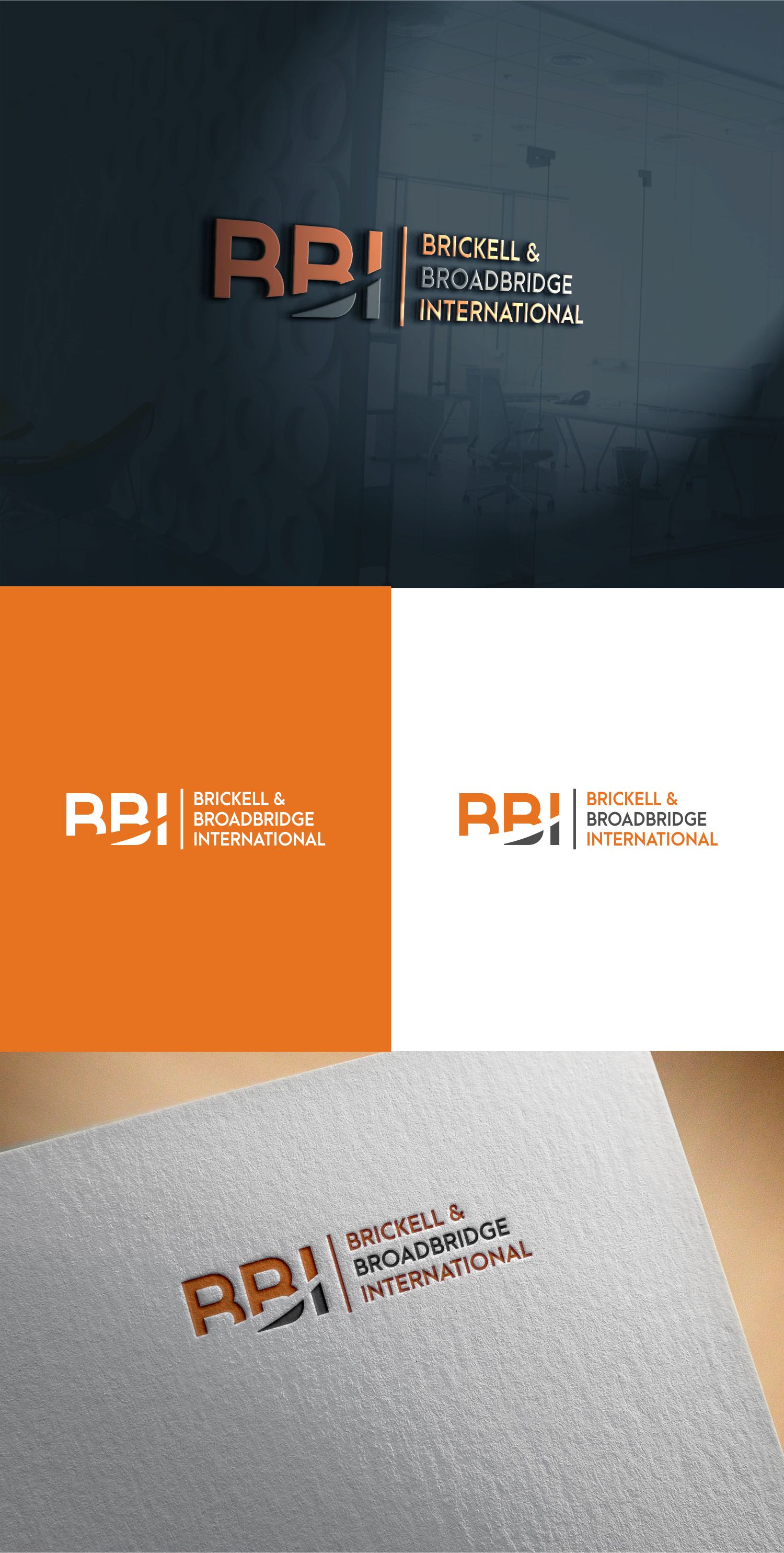Logo Design by Apple Dsigner for Brickell & Broadbridge International | Design #24865170
